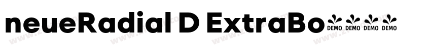 neueRadial D ExtraBo字体转换 neueRadial D ExtraBo字体转换